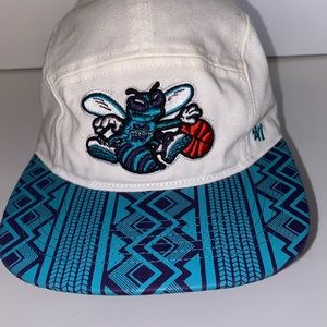 Vintage Charlotte Hornets 47 Brand Five Panel Hat